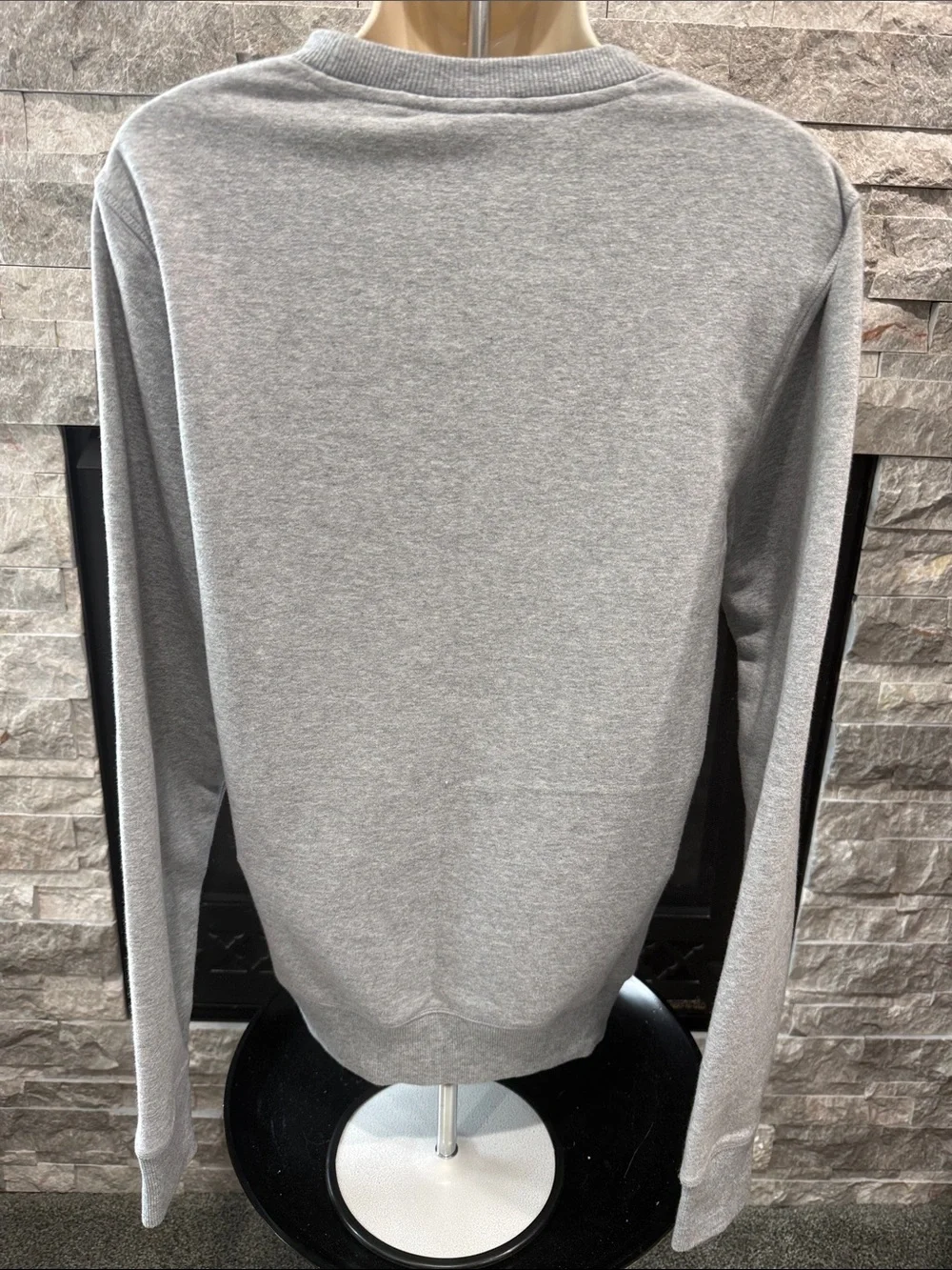 New Balance Heather Gray Crewneck Sweater